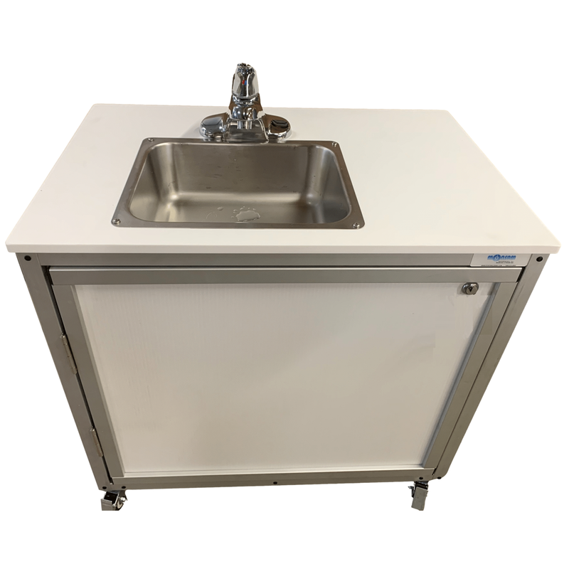 Monsam PSE-2006B Battery Powered Portable Sink 26" H - Cold Water Only