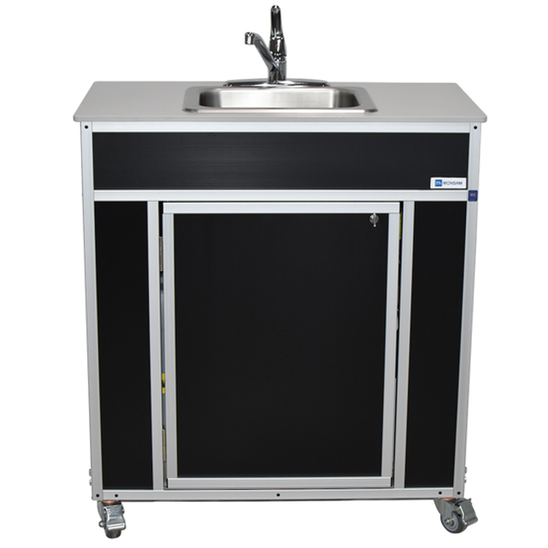 Monsam NS-009 NSF Portable Sink 39" H with 10" Deep Basin