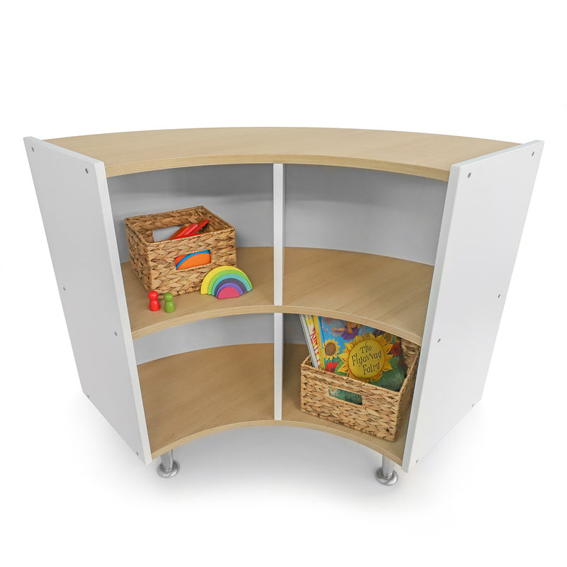 elevated™ Curve Out Storage Cabinet 33H - WB1924