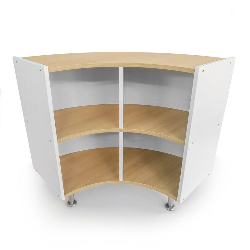 elevated™ Curve Out Storage Cabinet 33H - WB1924