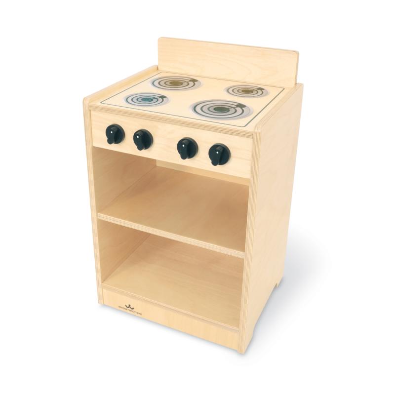 Whitney Brothers Let's Play Toddler Kitchen Ensemble - White or Natural