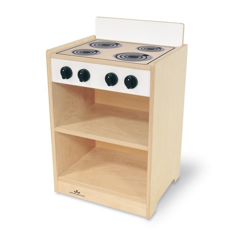 Whitney Brothers Let's Play Toddler Kitchen Ensemble - White or Natural