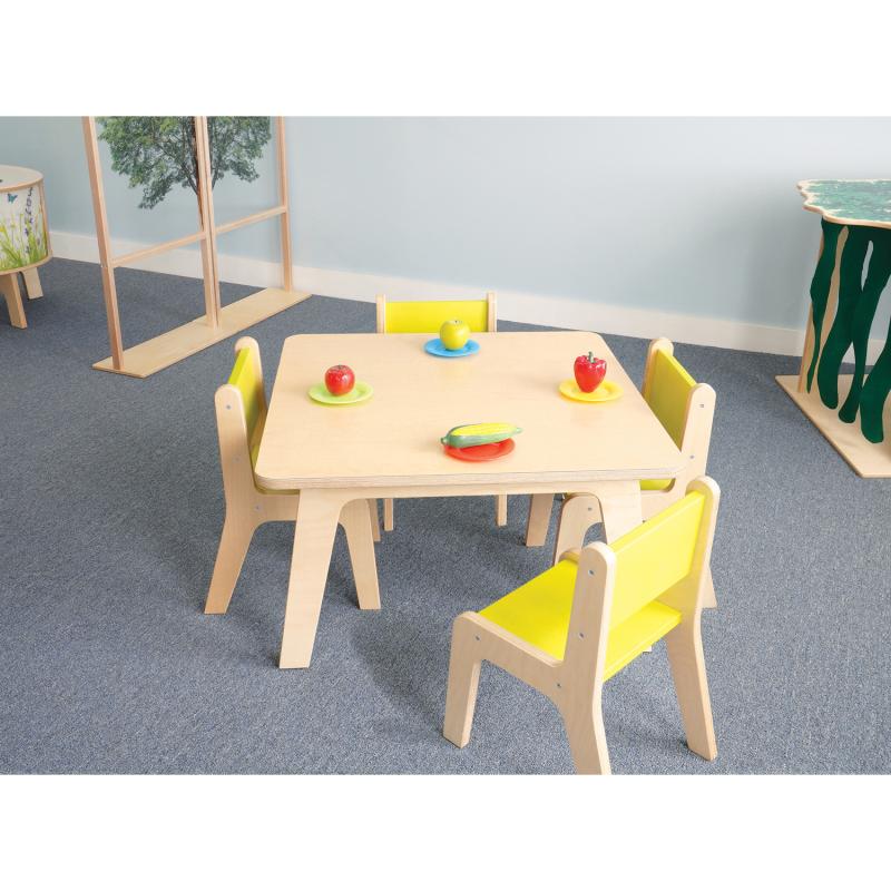 Whitney Plus Square  Table - 18", 20", or 22" Table Height Options