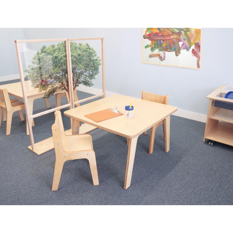 Whitney Plus Square  Table - 18", 20", or 22" Table Height Options
