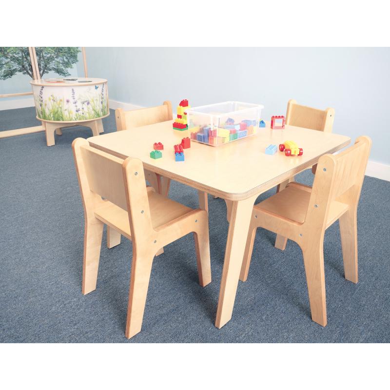 Whitney Plus Square  Table - 18", 20", or 22" Table Height Options