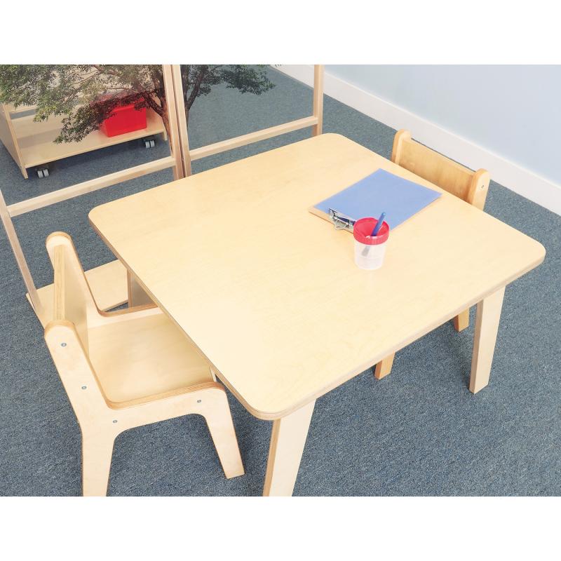 Whitney Plus Square  Table - 18", 20", or 22" Table Height Options