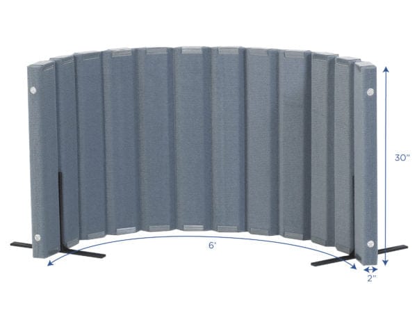 Angeles AB8400BL Sound Sponge® Quiet Divider® 30" by 6' Wall