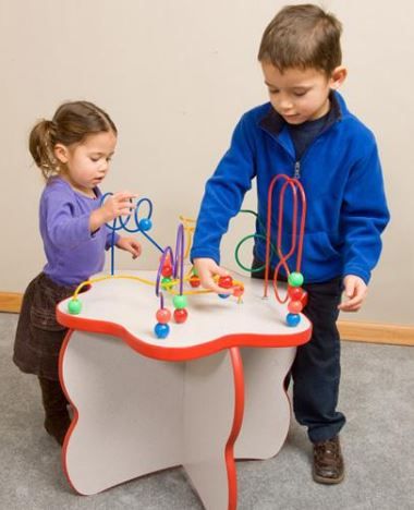 Playscapes Flower Wire and Beads Activity Table