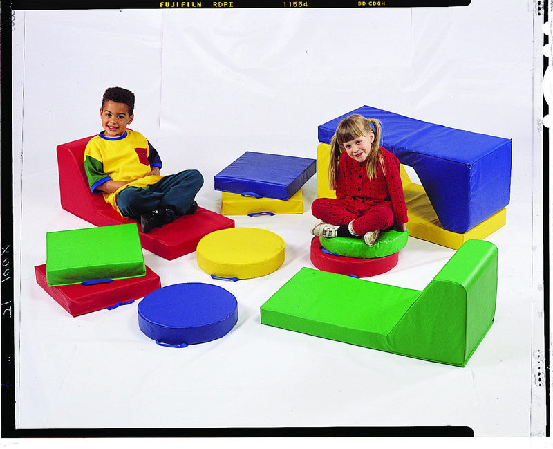 Children's Factory CF321-165 Set of floor round floor cushions with handles