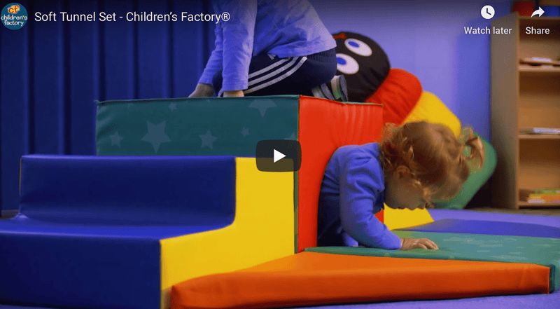 Children's Factory CF710-099PT Soft Tunnel Set