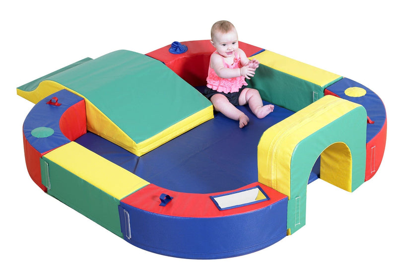 Children's Factory F Playring With Tunnel and Slide