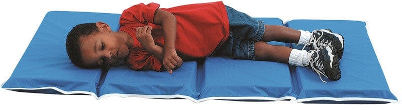 Children's Factory Mats 2" Tough Duty Folding Mats – Blue 5 Pack