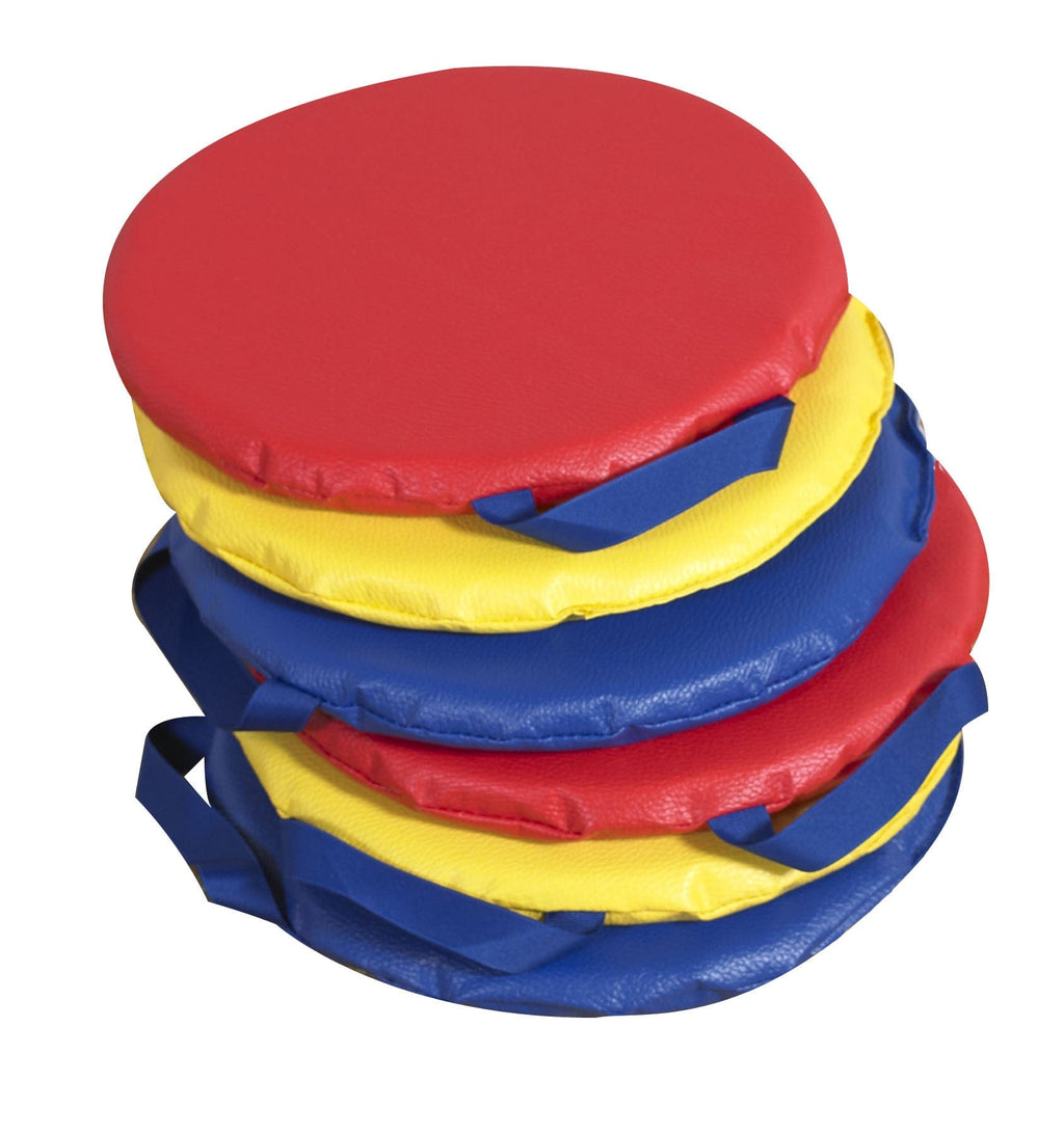 Children's Factory Seating SET of 6 SIT AROUNDS (2 EA COLOR)