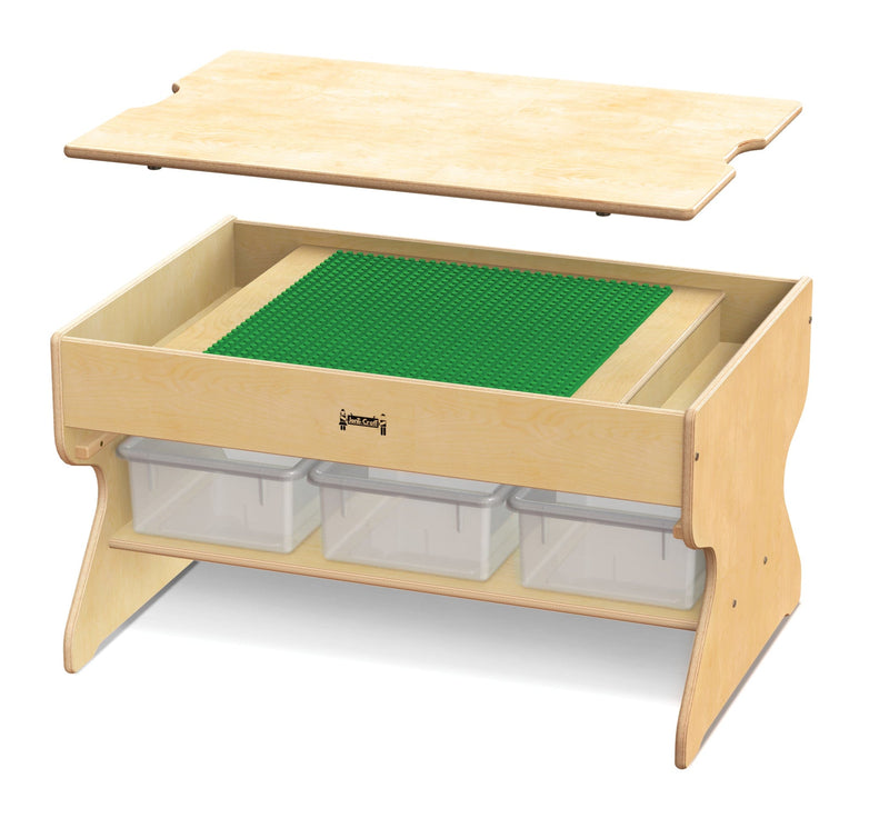 Jonti Craft 5727JC Deluxe Building Table-Preschool Brick Compatible