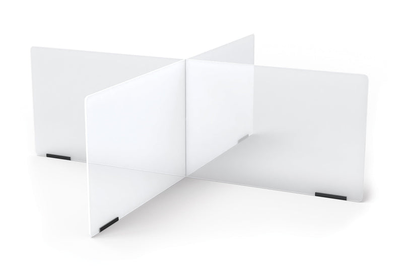 See-Thru Table Divider Shields- 4 station