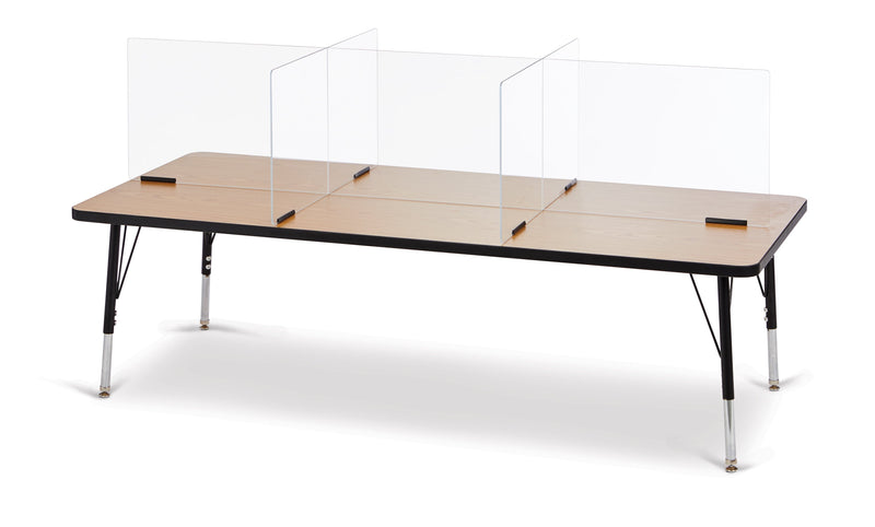 See-Thru Table Divider Shields- 6 station