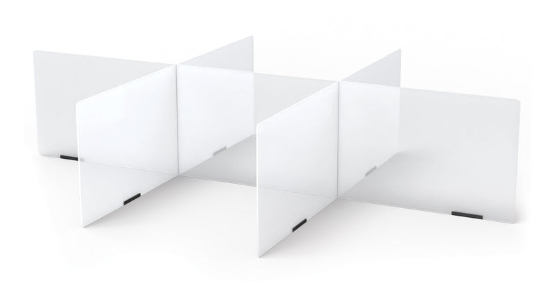 See-Thru Table Divider Shields- 6 station