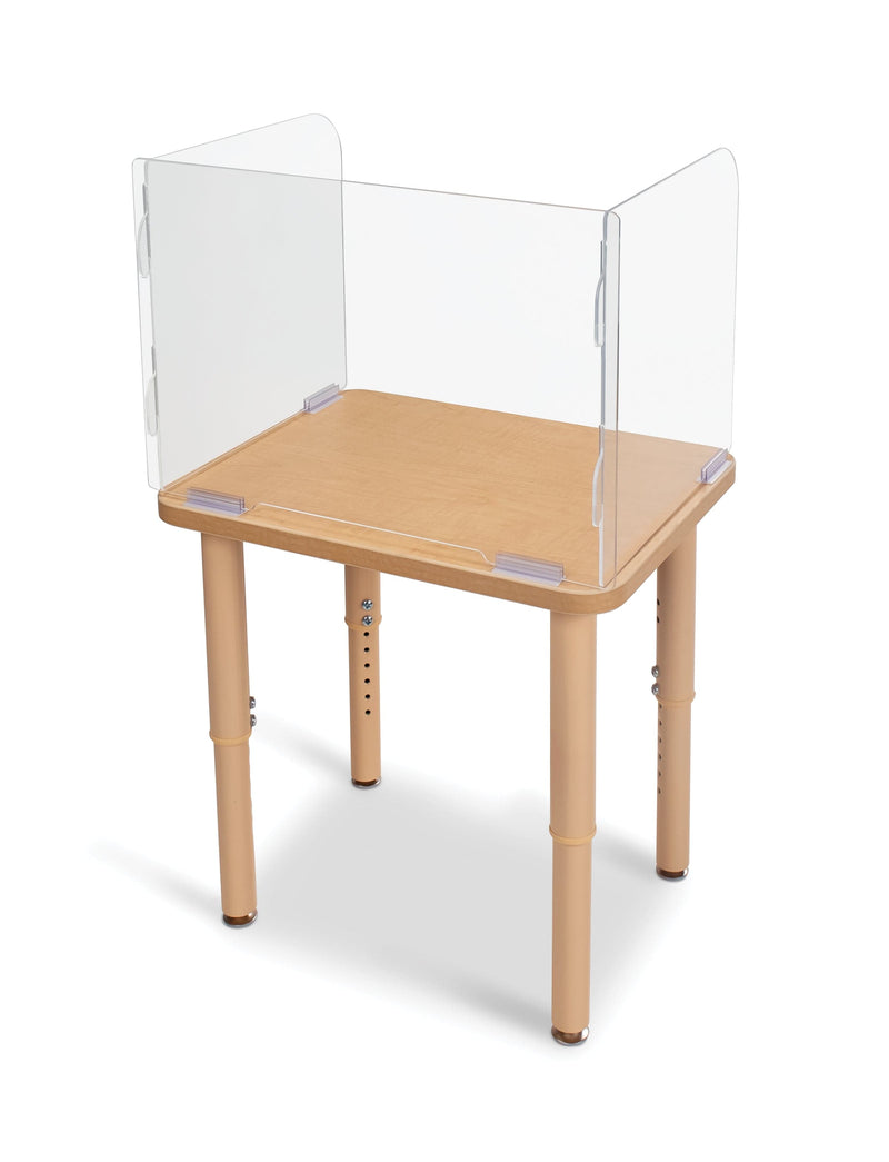 Jonti Craft 9840JC See-Thru Student Desk Top Shield 16.5" High