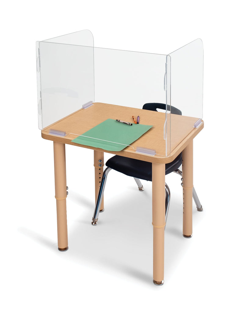 Jonti Craft 9840JC See-Thru Student Desk Top Shield 16.5" High
