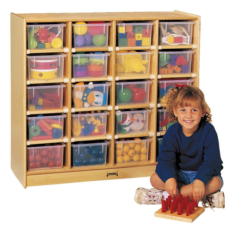 Jonti Craft F 20 Cubbie-Tray Mobile Unit - with Colored Trays by Jonti-Craft®