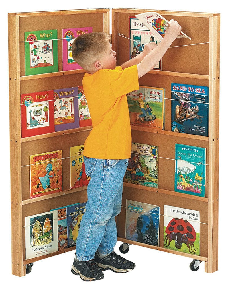Jonti Craft F MOBILE LIBRARY BOOKCASE 2 SECTIONS