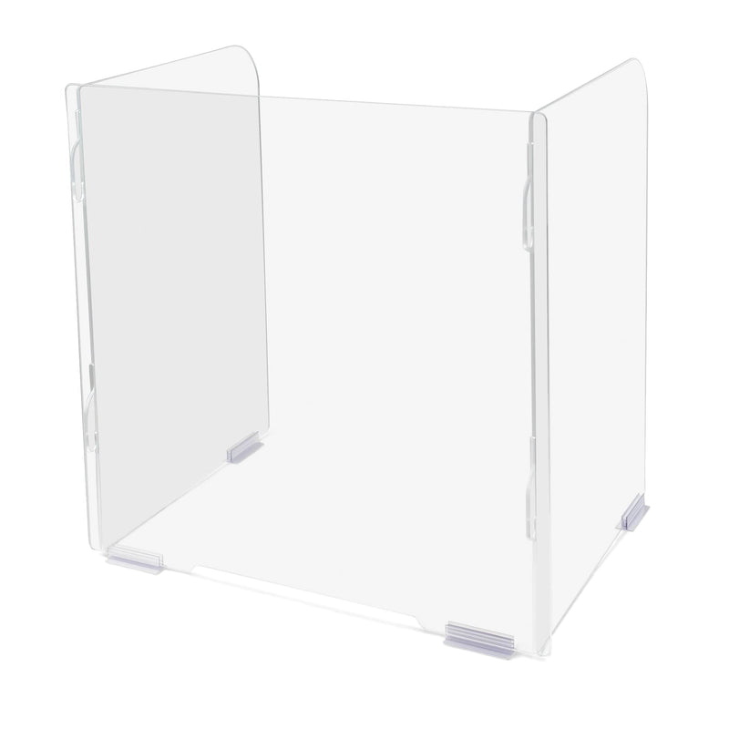 See-Thru Student Desk Top Shield 16.5" or 23.5" High