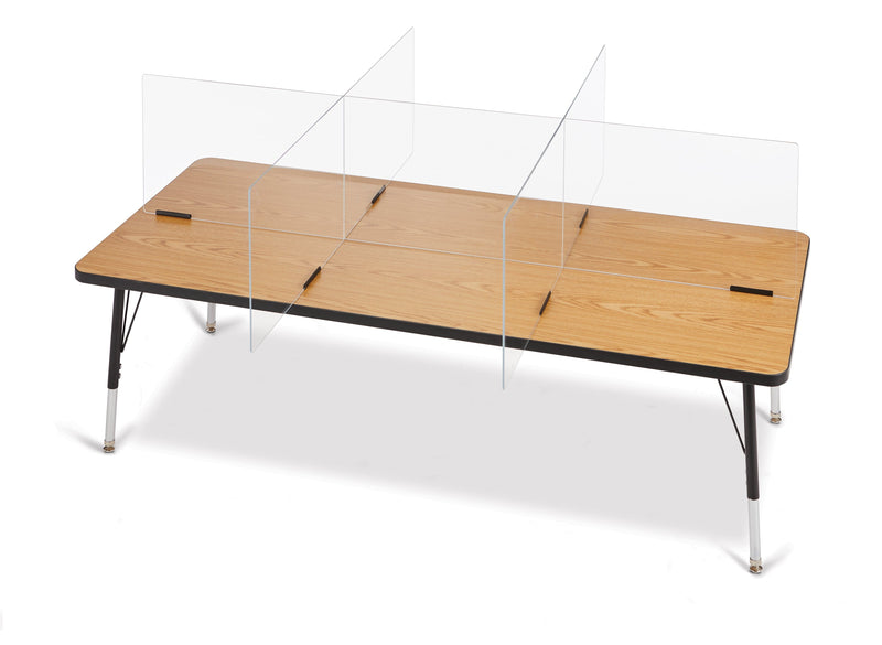 See-Thru Table Divider Shields- 6 station