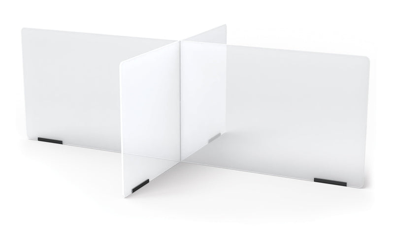 See-Thru Table Divider Shields- 4 station