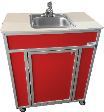 Monsam NS-009S-red Monsam NS-009S NSF Certified Portable Sink 39" H