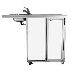 Monsam NS-2020 White Monsam NS-2020 NSF Certified ADA Compatible Portable Sink 34" H