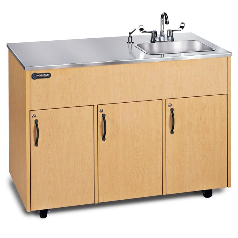 Ozark River ADAVM-SS-SS1DN Ozark River Advantage  Portable Hot Water Sink -  Stainless Steel Top and Deep Basin