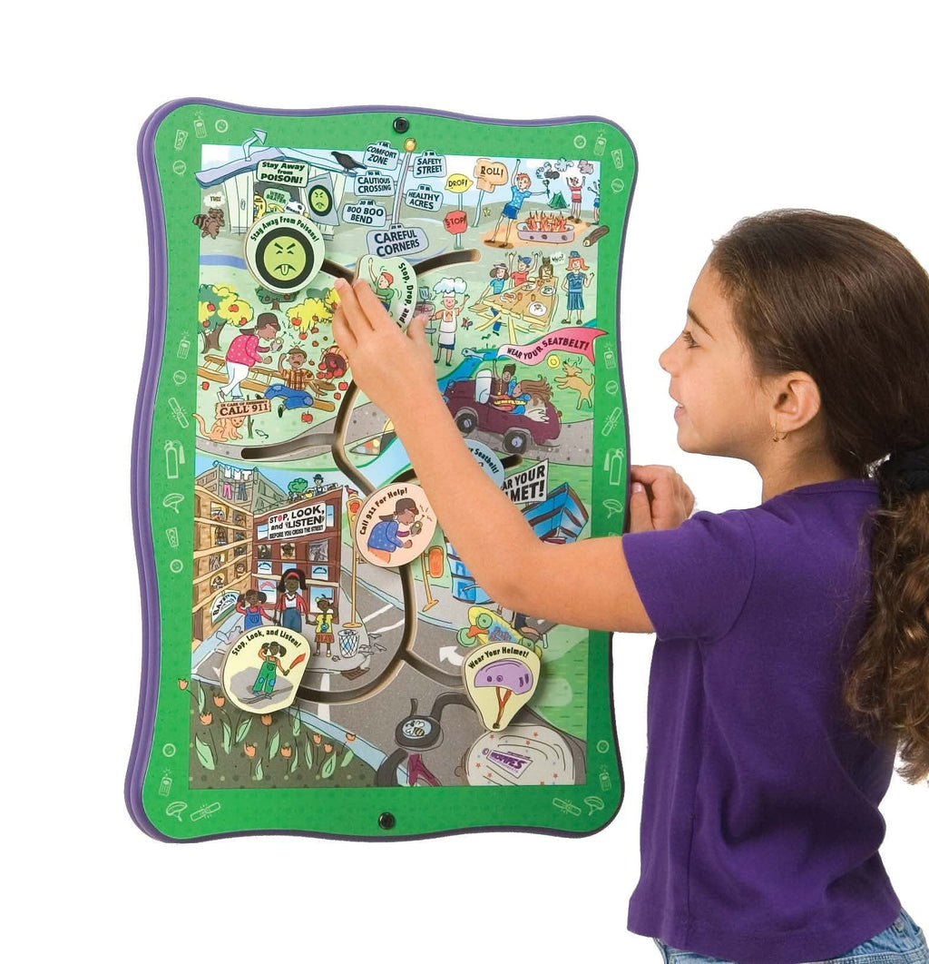 Playscapes 20SFR001 Safety Road Wall Panel Game