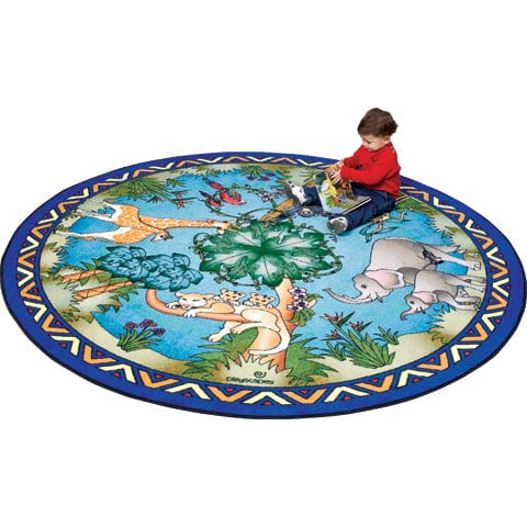 Playscapes Carpets and Rugs Animal Families Round Carpet