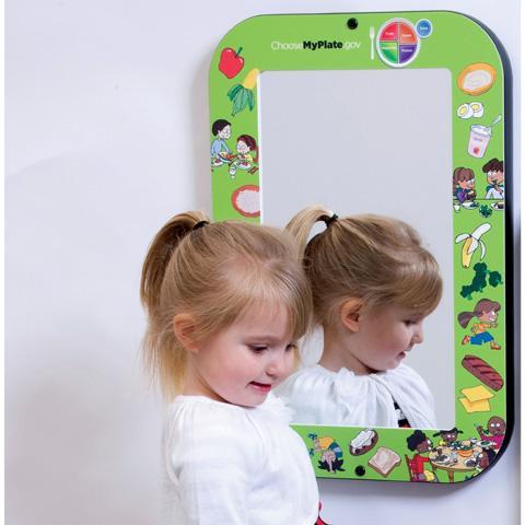 Playscapes Carpets and Rugs MyPlate Decor Package-Carpet, Mirror and Magnetic Wall Activity