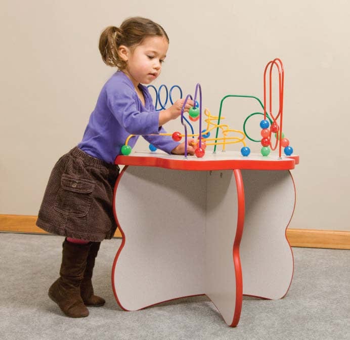 Playscapes Play Tables Flower Wire and Beads Table Game