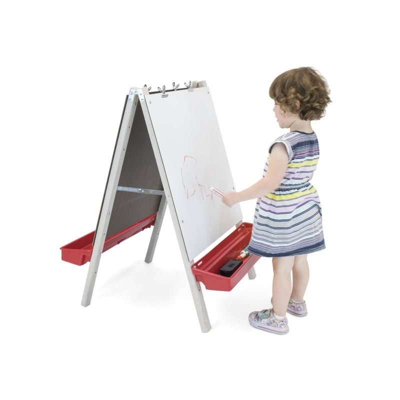 Whitney Brothers Art & Drafting Tables Toddler Adjustable Marker Board Easel