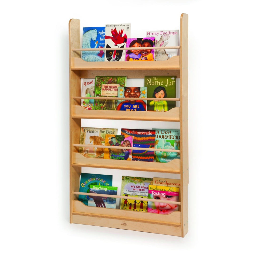 Whitney Brothers Book Display Wall Mounted Book Shelf