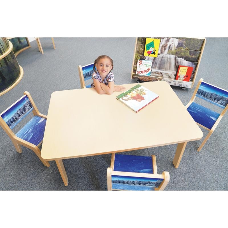 Whitney Brothers Classroom Tables and Chairs Nature View 10H Winter Chair