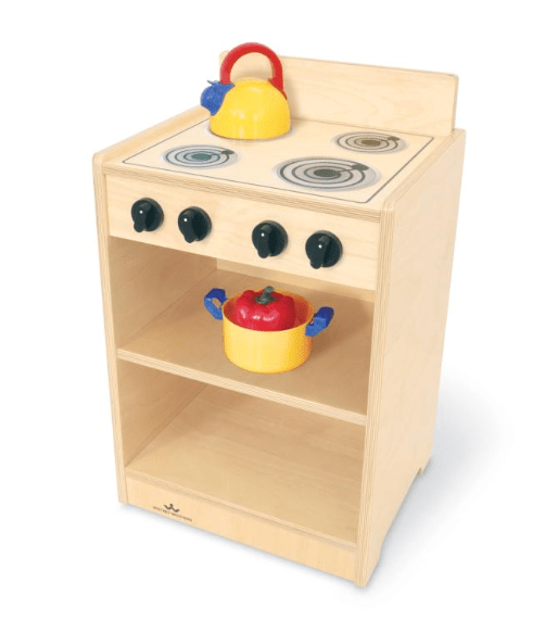 Whitney Brothers Let's Play Toddler Stove - Natural - WB2325