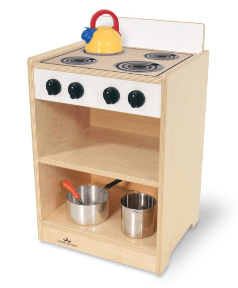 Whitney Brothers Let's Play Toddler Stove - White - WB7225