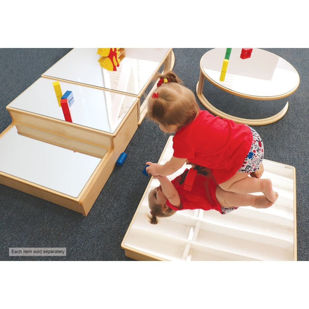 Whitney Brothers Mirrors Low Square Infant Floor Mirror