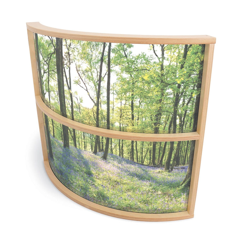 Whitney Brothers Room Dividers Nature View Curved Divider Panel 36H