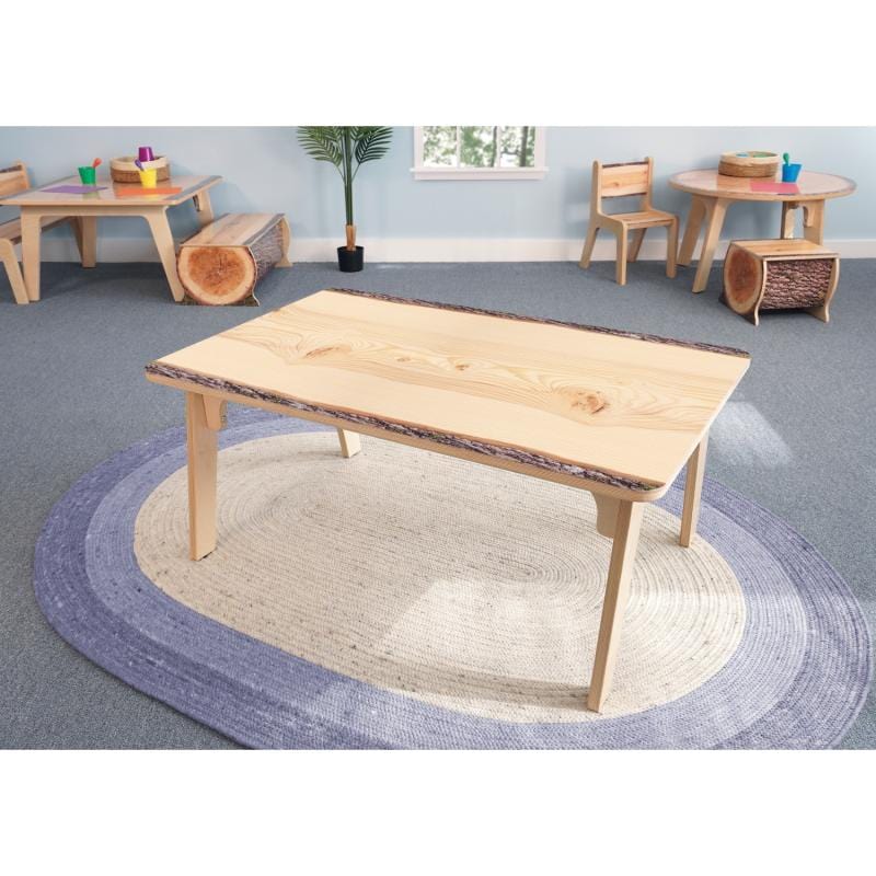 Whitney Brothers Seating Nature View Live Edge Rectangle Table 20H