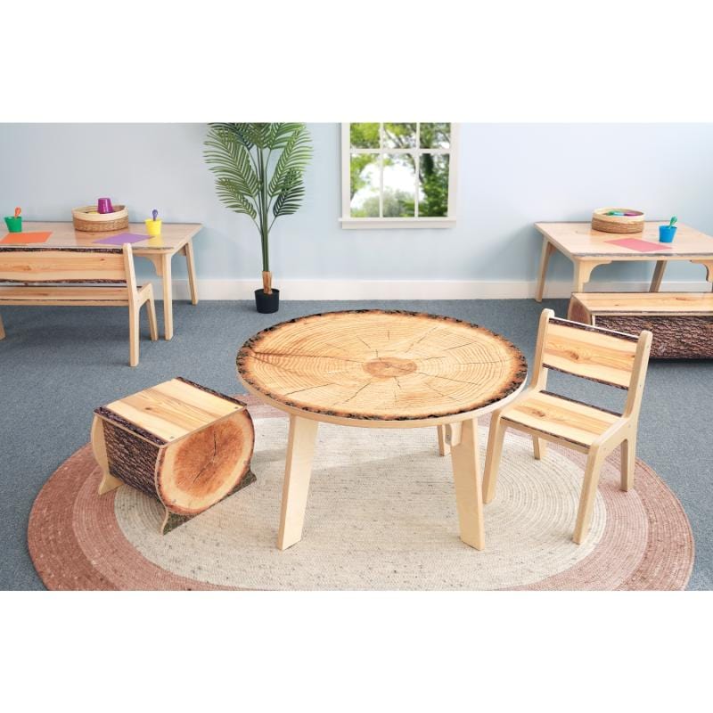 Whitney Brothers Seating Nature View Live Edge Round Table 18H