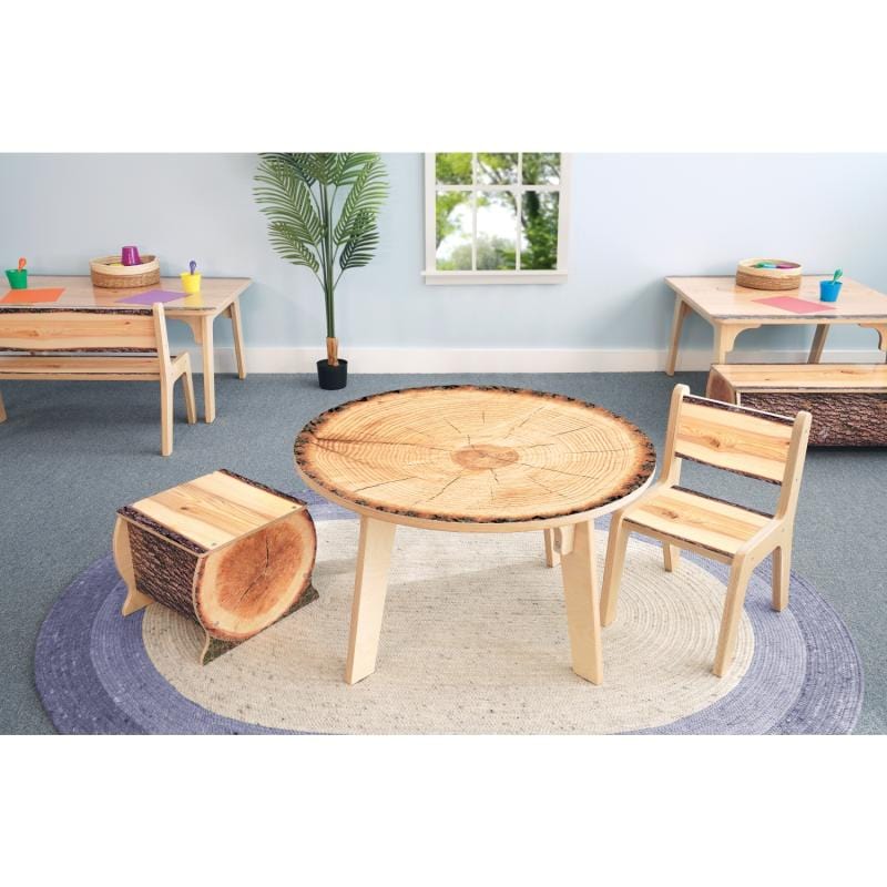 Whitney Brothers Seating Nature View Live Edge Round Table 20H