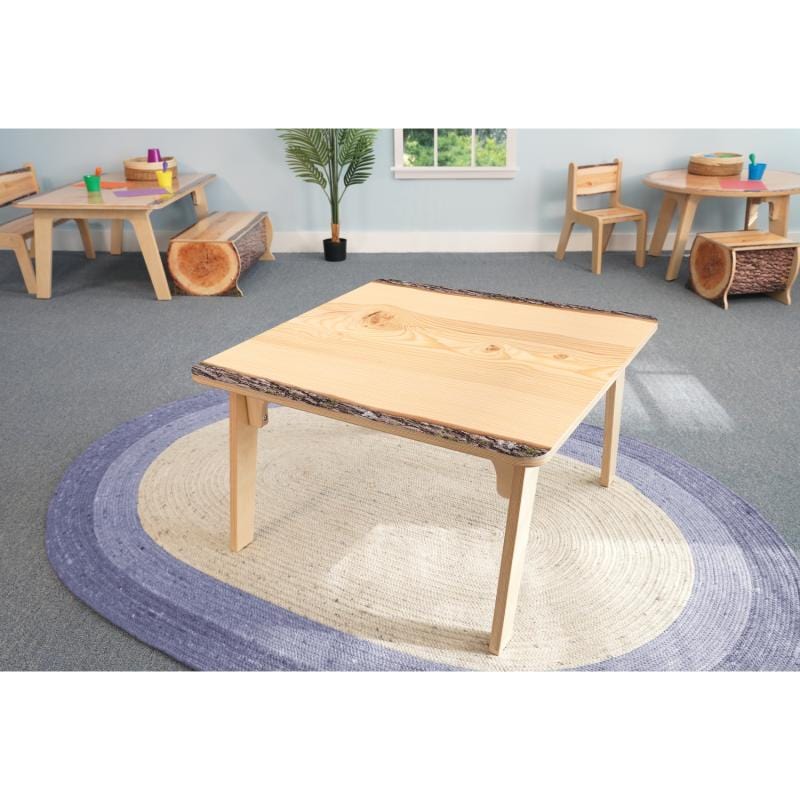 Whitney Brothers Seating Nature View Live Edge Square Table 20H