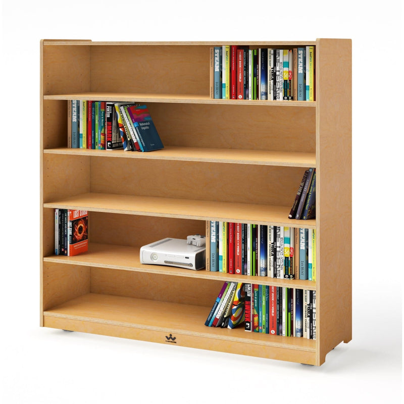 Whitney Brothers Shelving Mobile Shelf Cabinet 48H
