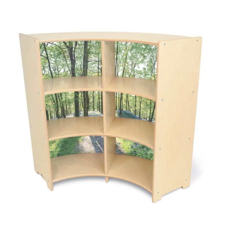 Whitney Brothers storage Nature View Serenity Curve Out Cabinet - 36h