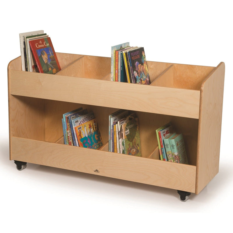 Whitney Brothers WB0296 Eight Section Mobile Book Organizer