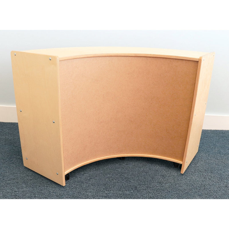 Whitney Brothers WB0655 Curve In Mobile Storage Cabinet